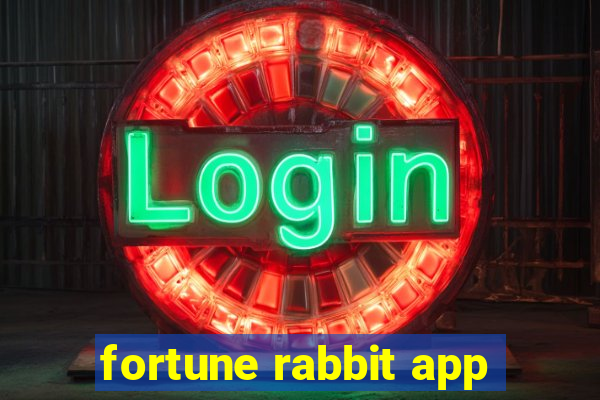fortune rabbit app